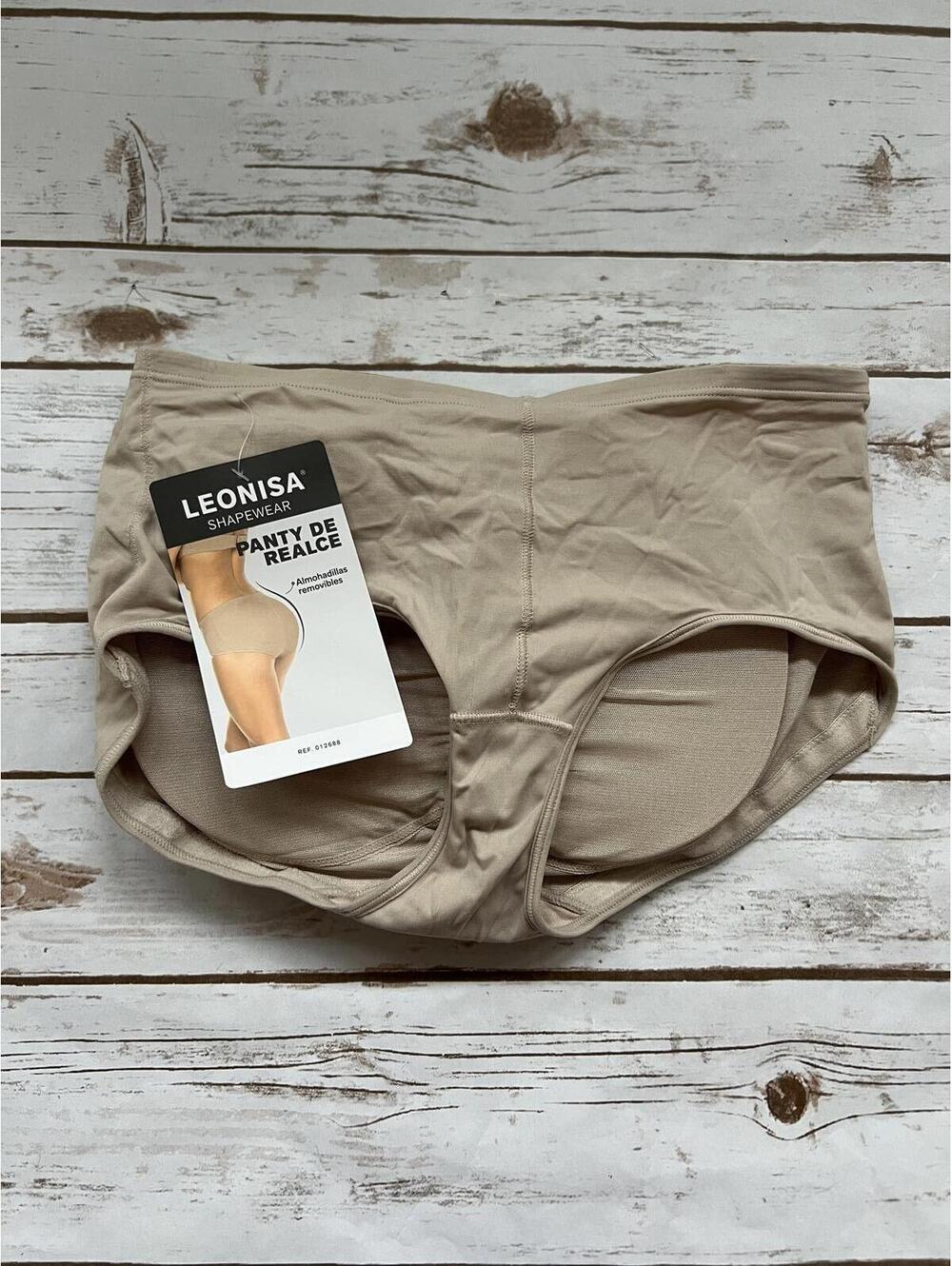 Leonisa Shapewear NWT Panty De Realce - Beige sz Large